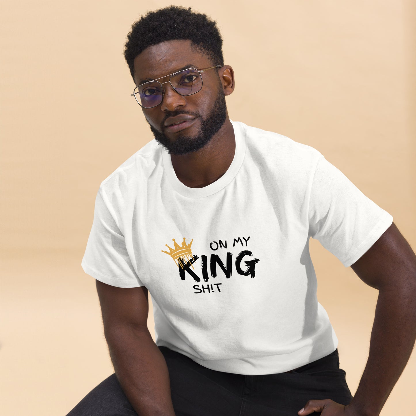 On My King (White) classic tee